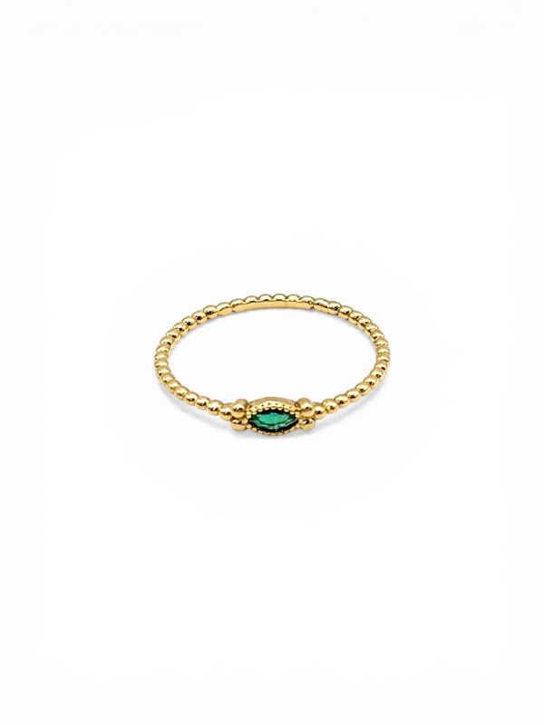 Bague Dahlia Vert