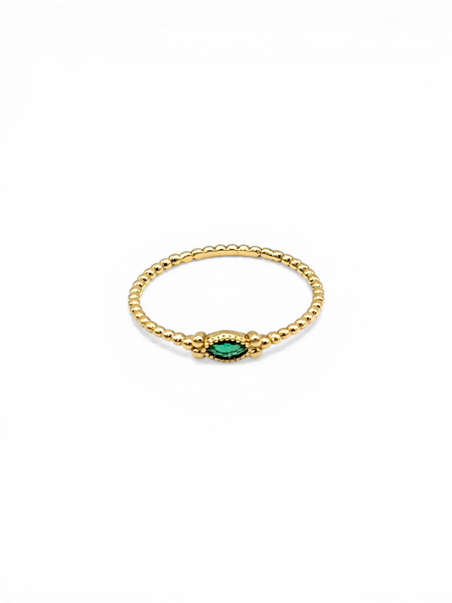 Bague Dahlia Vert